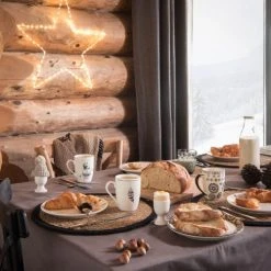 Maisons Du Monde Décorations De Noël Mug En Grès Noir/blanc - Lot De 2 -Bols, tasses et mugs Soldes Magasin mug en gres noir blanc 1000 2 39 154158 6