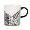 Maisons Du Monde Bols, Tasses Et Mugs Mug En Grès Noir Et Blanc - Lot De 2 -Bols, tasses et mugs Soldes Magasin mug en gres noir et blanc 1000 11 13 228916 1