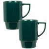 Maisons Du Monde Bols, Tasses Et Mugs Mug En Grès Vert - Lot De 2 -Bols, tasses et mugs Soldes Magasin mug en gres vert 1000 10 37 225209 2