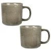 Maisons Du Monde Bols, Tasses Et Mugs Mug En Grès Vert Kaki - Lot De 2 -Bols, tasses et mugs Soldes Magasin mug en gres vert kaki 1000 12 19 216745 2