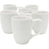 Kare Design Bols, Tasses Et Mugs Mug En Porcelaine Blanche - Lot De 6 -Bols, tasses et mugs Soldes Magasin mug en porcelaine blanche lot de 6
