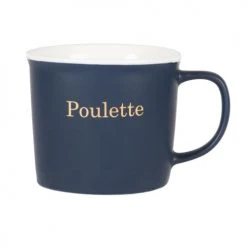 Maisons Du Monde Bols, Tasses Et Mugs Mug En Porcelaine Bleu Marine Avec Inscription - Lot De 2 -Bols, tasses et mugs Soldes Magasin mug en porcelaine bleu marine avec inscription 1000 2 19 216786 1