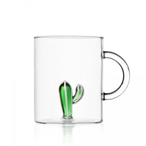 Ichendorf Bols, Tasses Et Mugs Mug En Verre Cactus Vert 3 Ichendorf Bols, Tasses Et Mugs Mug En Verre Cactus Vert