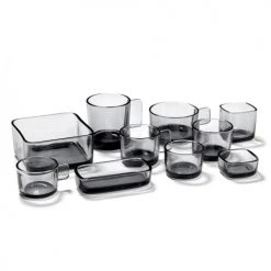 Serax Bols, Tasses Et Mugs Mug En Verre Fumé Gris D9cm -Bols, tasses et mugs Soldes Magasin mug en verre fume gris d9cm 2