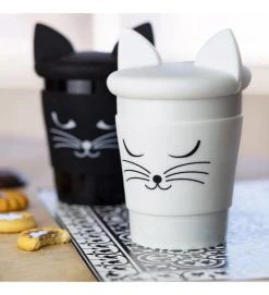 Pylones Bols, Tasses Et Mugs Mug Et Couvercle Porcelaine Et Silicone -Bols, tasses et mugs Soldes Magasin mug et couvercle porcelaine et silicone 1