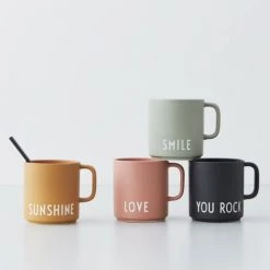 Design Letters Bols, Tasses Et Mugs Mug Favourite Cup Avec Anse Porcelaine Multicolore -Bols, tasses et mugs Soldes Magasin mug favourite cup avec anse porcelaine multicolore 4