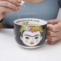 Kikkerland Bols, Tasses Et Mugs Mug Frida Kahlo 355ml -Bols, tasses et mugs Soldes Magasin mug frida kahlo 355ml 2
