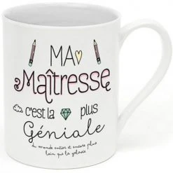 Créa Bisontine Bols, Tasses Et Mugs Mug Ma Maîtresse C'est La Plus Géniale