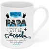 Créa Bisontine Bols, Tasses Et Mugs Mug Mon Papa C'est Le Plus Cool -Bols, tasses et mugs Soldes Magasin mug mon papa c est le plus cool