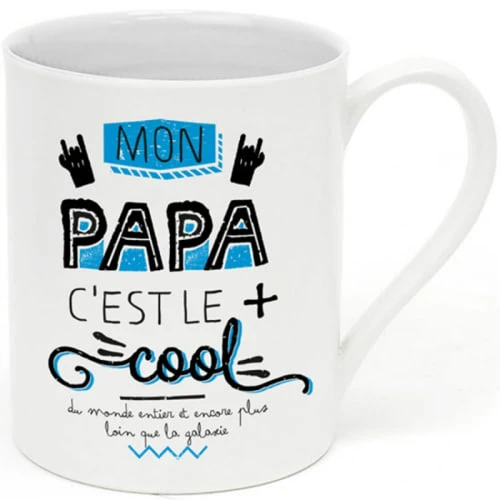 Créa Bisontine Bols, Tasses Et Mugs Mug Mon Papa C'est Le Plus Cool 3 Créa Bisontine Bols, Tasses Et Mugs Mug Mon Papa C'est Le Plus Cool