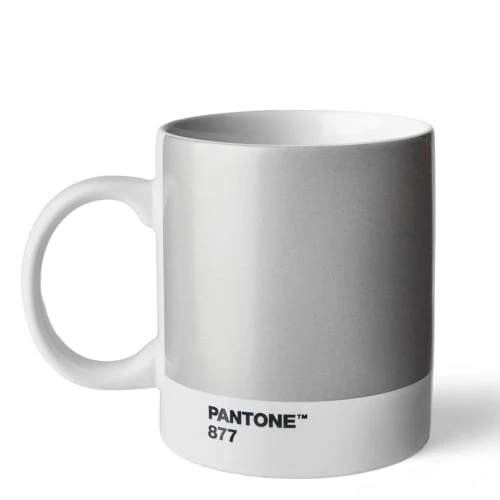 Copenhagen Design Bols, Tasses Et Mugs Mug Pantone Argenté 3 Copenhagen Design Bols, Tasses Et Mugs Mug Pantone Argenté