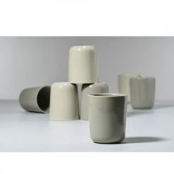 Zone Denmark Bols, Tasses Et Mugs Mugs Thermos En Porcelaine Taupe - Lot De 2 -Bols, tasses et mugs Soldes Magasin mugs thermos en porcelaine taupe lot de 2 1