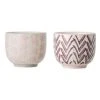 Bloomingville Bols, Tasses Et Mugs Paire De Tasses à Espresso En Grès Multicolore -Bols, tasses et mugs Soldes Magasin paire de tasses a espresso en gres multicolore