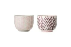 Bloomingville Bols, Tasses Et Mugs Paire De Tasses à Espresso En Grès Multicolore