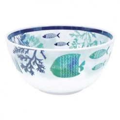 Les Jardins De La Comtesse Bols, Tasses Et Mugs Petit Bol En Mélamine En Imprimé Marin 15 Cm