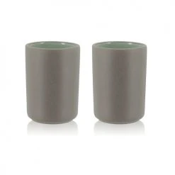 OGO Living Bols, Tasses Et Mugs Set De 2 Tasses En Grès 9 Cl