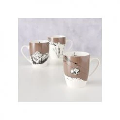 Wadiga Bols, Tasses Et Mugs Set De 3 Mugs Montagne Ski - 33cl -Bols, tasses et mugs Soldes Magasin set de 3 mugs montagne ski 33cl 1