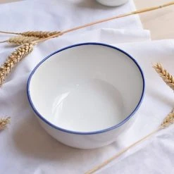 Maison Tilleul Bols, Tasses Et Mugs Set De 4 Bols Céramique Blanc -Bols, tasses et mugs Soldes Magasin set de 4 bols ceramique blanc 2