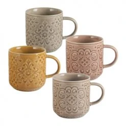 Mathilde M Bols, Tasses Et Mugs Set De 4 Mugs En Porcelaine 30cl