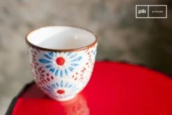 Chehoma Bols, Tasses Et Mugs Set De 4 Tasses à Expresso En Céramique Multicolore -Bols, tasses et mugs Soldes Magasin set de 4 tasses a expresso en ceramique multicolore 2