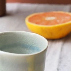 Maison Tilleul Bols, Tasses Et Mugs Set De 4 Tasses En Céramique Vert -Bols, tasses et mugs Soldes Magasin set de 4 tasses en ceramique vert 3