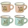Enesco Bols, Tasses Et Mugs Set Expresso 4 Tasses Colorées -Bols, tasses et mugs Soldes Magasin set expresso 4 tasses colorees
