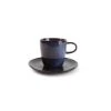 Salt&Pepper Bols, Tasses Et Mugs Tasse 18cl Et Soucoupe Bleu Foncé - Lot De 4 -Bols, tasses et mugs Soldes Magasin tasse 18cl et soucoupe bleu fonce lot de 4