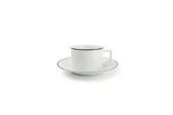 Salt&Pepper Bols, Tasses Et Mugs Tasse 25cl Et Soucoupe 4 Pièces Blanc