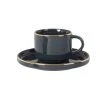 Maisons Du Monde Bols, Tasses Et Mugs Tasse à Café Et Soucoupe En Porcelaine Grise Et Dorée - Lot De 2 -Bols, tasses et mugs Soldes Magasin tasse a cafe et soucoupe en porcelaine grise et doree 1000 2 24 217160 1