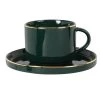 Maisons Du Monde Bols, Tasses Et Mugs Tasse à Thé En Porcelaine Verte Et Dorée -Bols, tasses et mugs Soldes Magasin tasse a the en porcelaine verte et doree 1000 16 21 217157 1