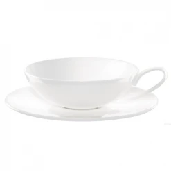 ASA Selection Bols, Tasses Et Mugs Tasse à Thé Et Soucoupe En Porcelaine Blanche 170ml