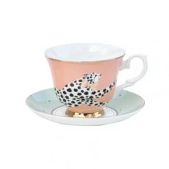 Yvonne Ellen Bols, Tasses Et Mugs Tasse à Thé Et Soucoupe En Porcelaine Tigre -Bols, tasses et mugs Soldes Magasin tasse a the et soucoupe en porcelaine guepard
