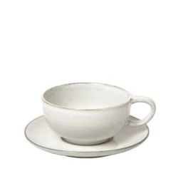 Broste Copenhagen Bols, Tasses Et Mugs Tasse Avec Sous-tasse Gris Sable -Bols, tasses et mugs Soldes Magasin tasse avec sous tasse gris sable 1