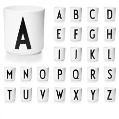 Bols, Tasses Et Mugs Tasse Blanche Design Letters Porcelaine Blanc -Bols, tasses et mugs Soldes Magasin tasse blanche design letters porcelaine blanc 56