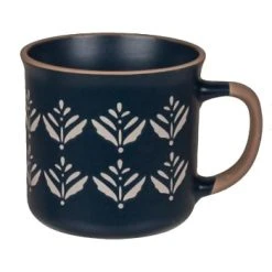 Out Of The Blue Bols, Tasses Et Mugs Tasse En Céramique Bleue Motif Carreaux -Bols, tasses et mugs Soldes Magasin tasse en ceramique bleue motif floral 1