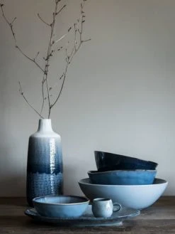 Maisons Du Monde Vaisselle De Noël Tasse En Faïence Bleue - Lot De 2 -Bols, tasses et mugs Soldes Magasin tasse en faience bleue 1000 7 2 197581 2