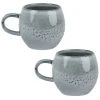 Maisons Du Monde Vaisselle De Noël Tasse En Faïence Bleue - Lot De 2 -Bols, tasses et mugs Soldes Magasin tasse en faience bleue 1000 7 2 197581 3
