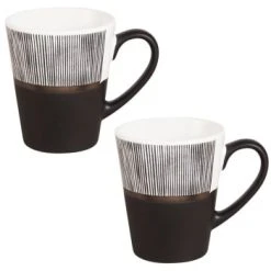Maisons Du Monde Bols, Tasses Et Mugs Tasse En Grès Blanc Et Noir Motifs à Rayures - Lot De 2 10 Maisons Du Monde Bols, Tasses Et Mugs Tasse En Grès Blanc Et Noir Motifs à Rayures - Lot De 2 -Bols, tasses et mugs Soldes Magasin tasse en gres blanc et noir motifs a rayures mekong 1000 14 36 173261 3 1