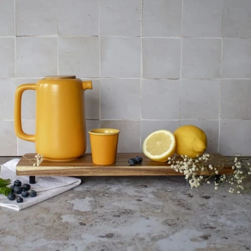 OGO Living Bols, Tasses Et Mugs Tasse En Grès Jaune 8cl 4 OGO Living Bols, Tasses Et Mugs Tasse En Grès Jaune 8cl – Image 2