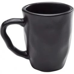 Kare Design Bols, Tasses Et Mugs Tasse En Grès Noir - Lot De 4 -Bols, tasses et mugs Soldes Magasin tasse en gres noir lot de 4 1