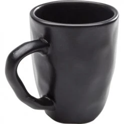 Kare Design Bols, Tasses Et Mugs Tasse En Grès Noir - Lot De 4 -Bols, tasses et mugs Soldes Magasin tasse en gres noir lot de 4 2