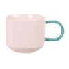 Maisons Du Monde Bols, Tasses Et Mugs Tasse En Grès Rose Et Bleue - Lot De 2 -Bols, tasses et mugs Soldes Magasin tasse en gres rose et bleue 1000 3 6 228007 1