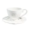 Maisons Du Monde Vaisselle De Noël Tasse Et Soucoupe à Café En Faïence Blanche - Lot De 2 -Bols, tasses et mugs Soldes Magasin tasse et soucoupe a cafe en faience blanche 1000 5 2 132350 7