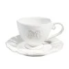 Maisons Du Monde Vaisselle De Noël Tasse Et Soucoupe à Thé En Faïence Blanche - Lot De 2 -Bols, tasses et mugs Soldes Magasin tasse et soucoupe a the en faience blanche 1000 3 0 132348 13