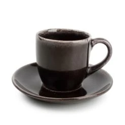 Salt&Pepper Bols, Tasses Et Mugs Tasse Gris Ø 11cm - Lot De 4 -Bols, tasses et mugs Soldes Magasin tasse et soucoupe vert oe 11cm lot de 4 1