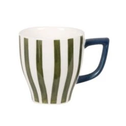 Maisons Du Monde Bols, Tasses Et Mugs Tasse Expresso En Grès Vert Olive Et Ivoire - Lot De 2 -Bols, tasses et mugs Soldes Magasin tasse expresso en gres vert olive et ivoire 1000 8 31 227417 1 1