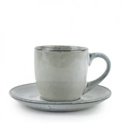 Salt&Pepper Bols, Tasses Et Mugs Tasse Gris Ø 11cm - Lot De 4