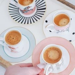 Yvonne Ellen Bols, Tasses Et Mugs Tasses à Café Et Soucoupe En Porcelaine Panthère - Lot De 2 -Bols, tasses et mugs Soldes Magasin tasses a cafe et soucoupe en porcelaine panthere lot de 2 5