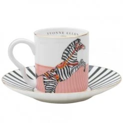 Yvonne Ellen Bols, Tasses Et Mugs Tasses à Café Et Soucoupe En Porcelaine Zèbre - Lot De 2 -Bols, tasses et mugs Soldes Magasin tasses a cafe et soucoupe en porcelaine zebre lot de 2 2