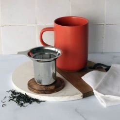 OGO Living Bols, Tasses Et Mugs Tisanière Avec Couvercle En Grès Et Acacia 475 Ml -Bols, tasses et mugs Soldes Magasin tisaniere avec couvercle en gres et acacia 475 ml 31